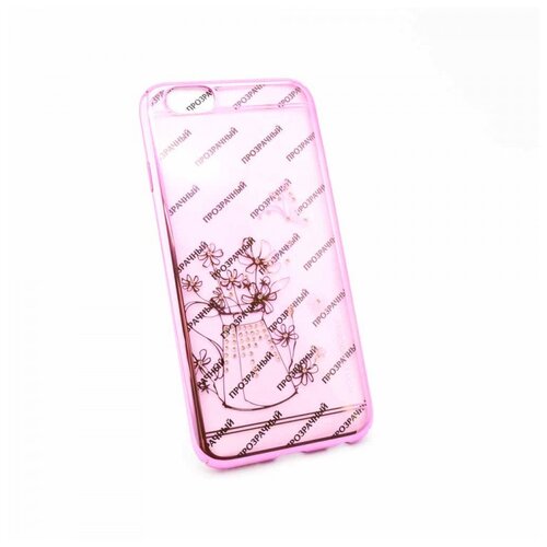 фото Задняя накладка joyroom для apple iphone 6/6s (4.7) flower cover pink