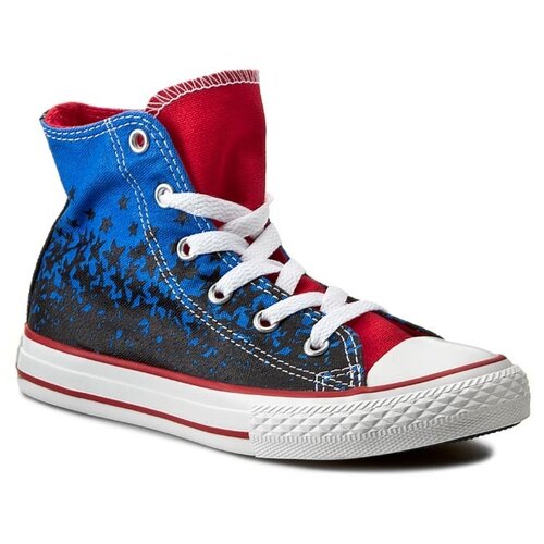 Кеды Converse Chuck Taylor All Star, летние, высокие, размер 1US (32EU), синий, красный