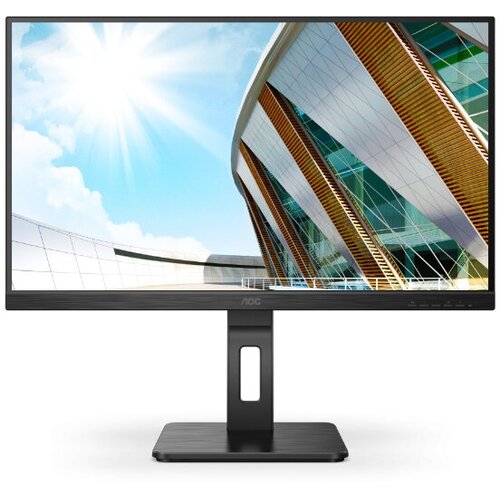 Монитор 23.8 AOC 24P2QM Black с поворотом экрана (VA, 1920x1080, 75Hz, 4 ms, 178/178, 300 cd/m, 20M:1, +DVI, +HDMI) монитор 23 8 aoc 24v5ce black ips 1920x1080 75hz 1 ms 178° 178° 300 cd m 20m 1 hdmi 1 4 4xusb 3 2 type с