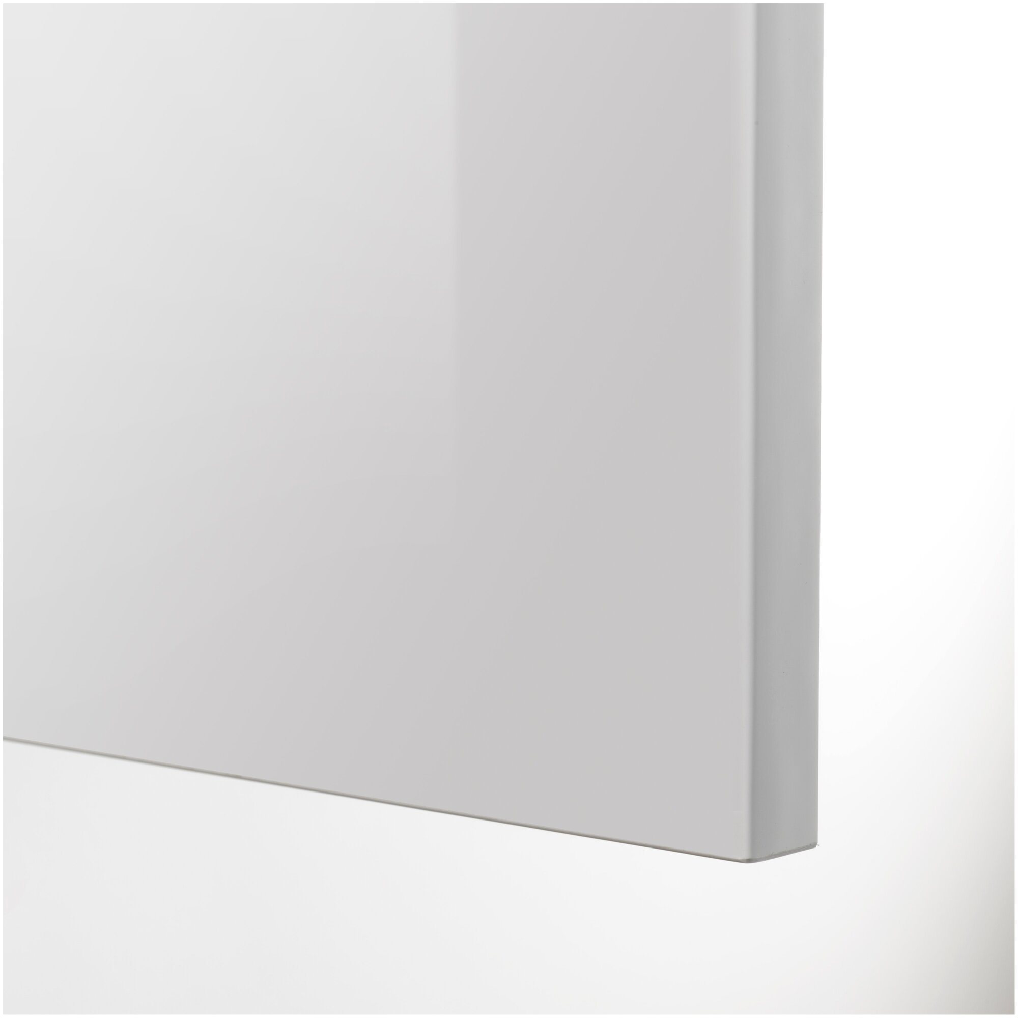 METOD метод напольный шкаф с полками 20x60 см белый/Рингульт светло-серый - фотография № 2
