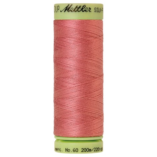 Нить для машинного квилтинга SILK-FINISH COTTON 60, 200 м 100% хлопок 0638 Red Planet ( 9240-0638 )