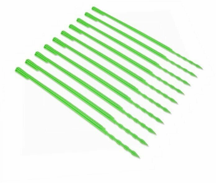 Колышек h = 40 см набор 10 шт зелёный Greengo