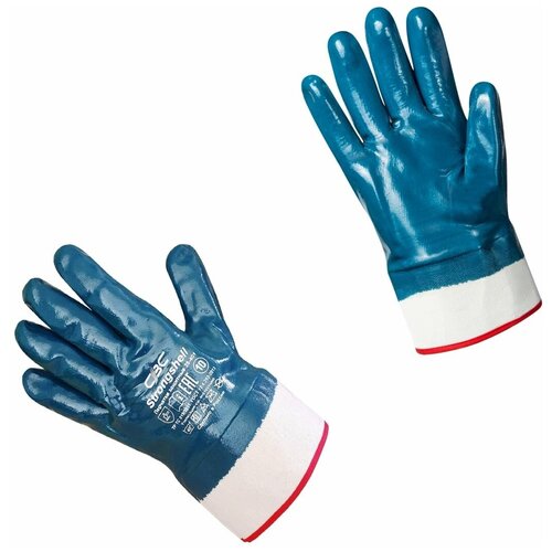 Перчатки защитные от порезов Strongshell 28-401, полное нитриловое покрытие, размер 10 (XL), 1 пара перчатки обливные нитриловые свс 42 301 размер 8 м