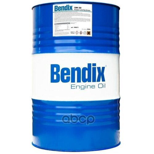 BENDIX Масло Моторное 208Л. Синтетика Bendix Power Line Sae 5W-30 Acea A1/B1 A5/B5 Api Sl Renault Rn700 S