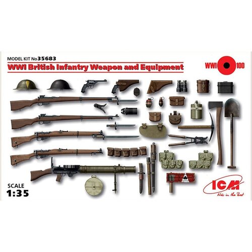 35683 Оружие и снаряжение пехоты Великобритании 1МВ