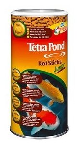 Tetra Pond Koi Mini Sticks корм для молодых кои в гранулах, 1 л - фотография № 15