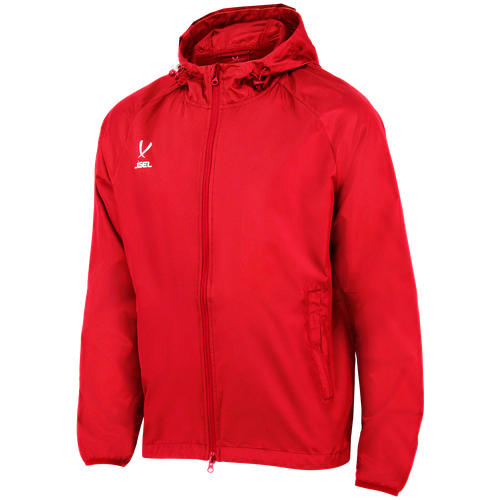 Куртка Jogel детская, водонепроницаемая, карманы, размер YL, красный