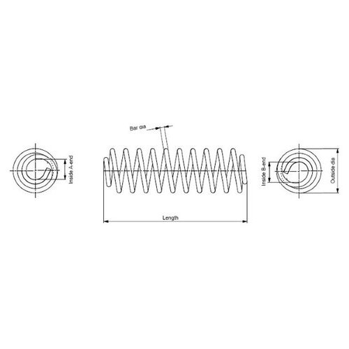 фото Пружина подвески monroe sp2347 для citroen c3 i