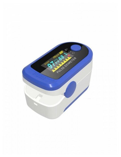 Пульсоксиметр (Оксиметр) на палец Pulse Oximeter LK88 + батарейки в комплекте