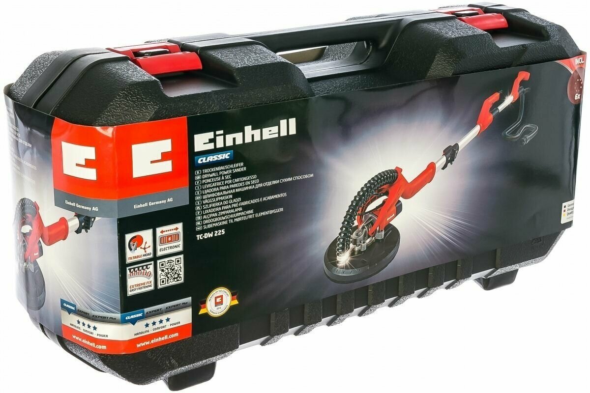 Шлифмашина для стен и потолков Einhell TC-DW 225 4259930, 600 Вт - фотография № 20