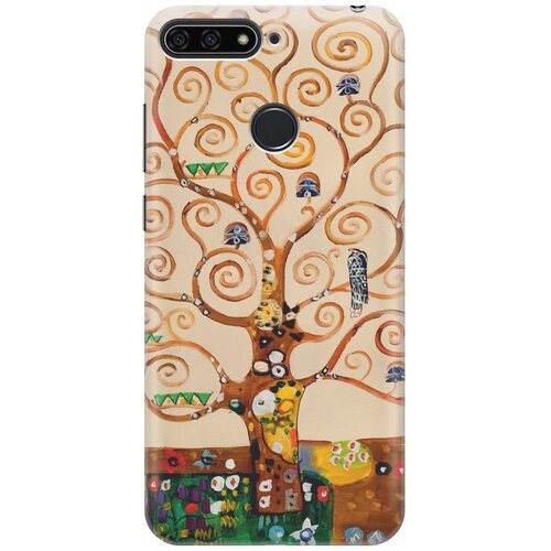 фото Cиликоновый чехол на honor 7c pro / huawei y7 pro (2018) / хонор 7с про / хуавей у7 про (2018) с принтом "климт" gosso