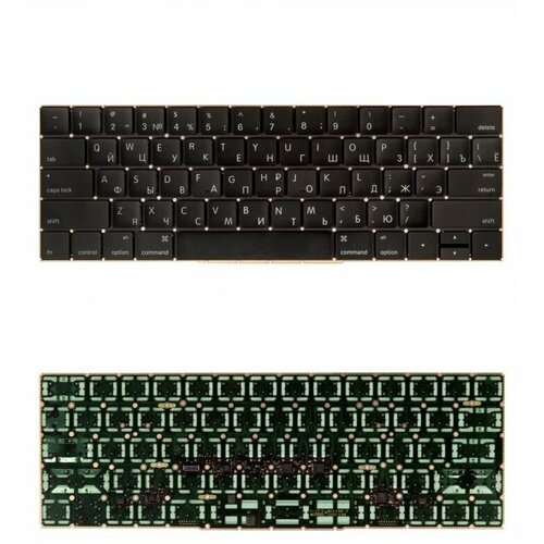 Keyboard Клавиатура для Apple для MacBook Pro 13 15 Retina Touch Bar A1706 A1707 Late 2016 Mid 2017 прямой Enter RUS 8797₽