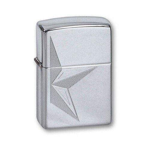 Зажигалка Zippo Stars Classic High Polish золотистая глянцевая ZIPPO-254B-STARS