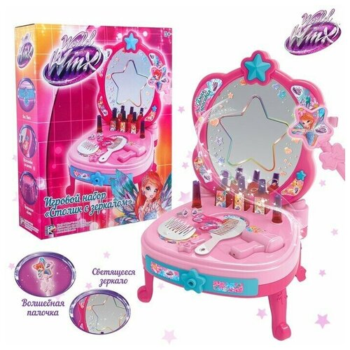 Игровой набор парикмахер, феи WINX Блум, столик с зеркалом, свет, звук