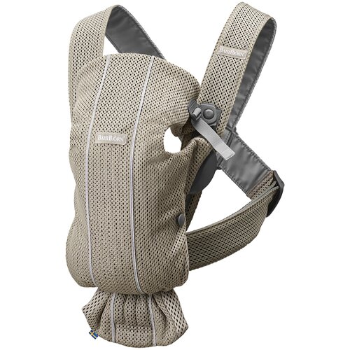 фото Рюкзак-переноска babybjorn mini 3d mesh, greige