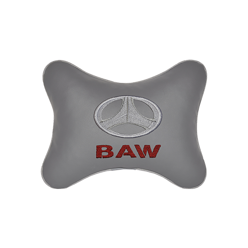 фото Подушка на подголовник экокожа l.grey baw vital technologies