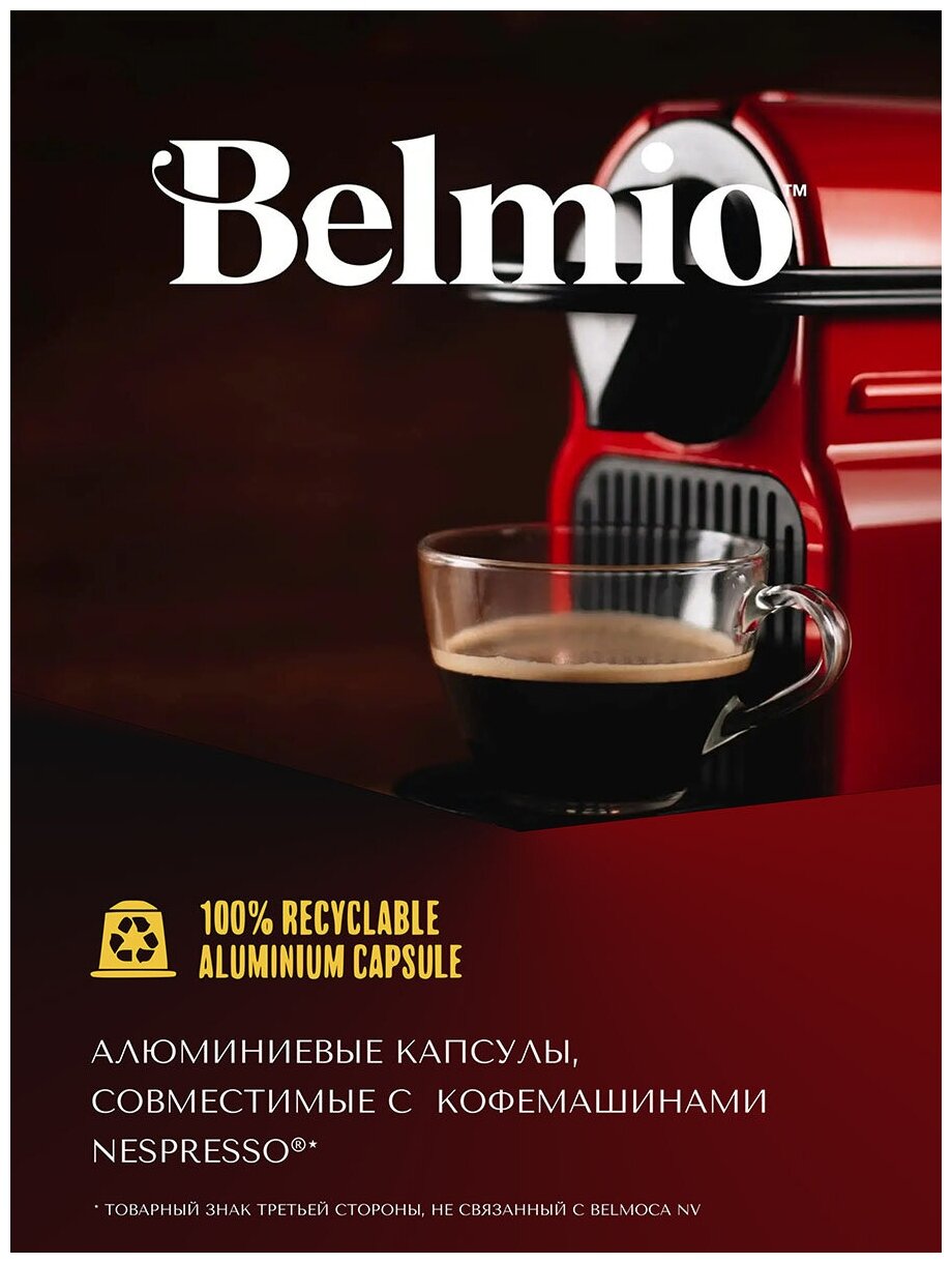 Кофе молотый в алюмиевых капсулах Belmio Espresso Ristretto (intensity 10) - фотография № 8