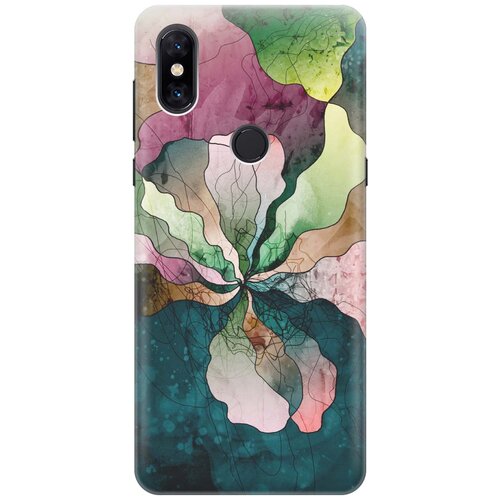 фото Cиликоновый чехол на xiaomi mi mix 3 / сяоми ми микс 3 с принтом "прекрасные цвета" gosso