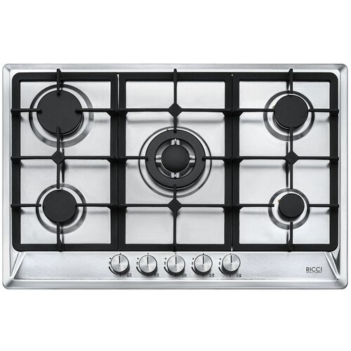 Пятиконфорочная газовая варочная поверхность RICCI HBS5706 1345300₽