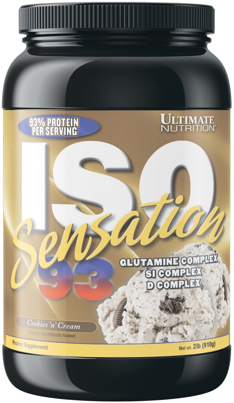 Ultimate Nutrition ISO Sensation, 910 г (Печенье-крем)