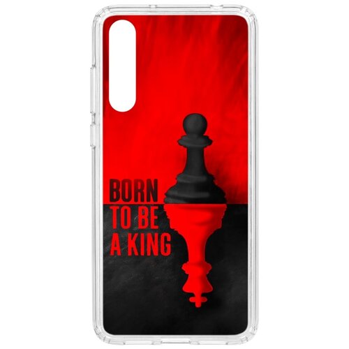 фото Чехол на huawei p20 pro (plus) kruche print born to be a king кruче