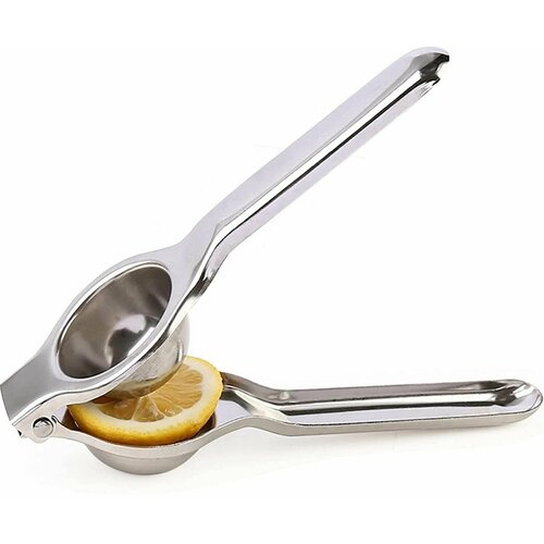 Ручная соковыжималка для лимона из нержавеющей стали Эконом пресс для лимонного сока давилка лимона сквизер для цитрусовых цвет хром 31100₽