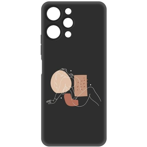 Чехол-накладка Krutoff Soft Case Чувственность для Xiaomi Redmi 12 черный чехол накладка krutoff soft case чувственность для xiaomi redmi 10c черный