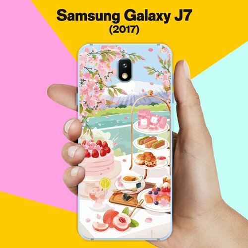 Силиконовый чехол на Samsung Galaxy J7 (2017) Завтрак / для Самсунг Галакси Джей 7 2017 силиконовый чехол на samsung galaxy j7 2017 билет для самсунг галакси джей 7 2017