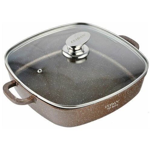 Жаровня ZEIDAN Z-501028, коричневый