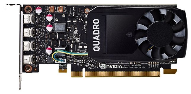 Vcqp1000v2-pb PNY Nvidia Video Card Quadro P1000V2 GDDR5 4GB/128bit, 640 Cuda Cores, Pci-e 3.0 x16