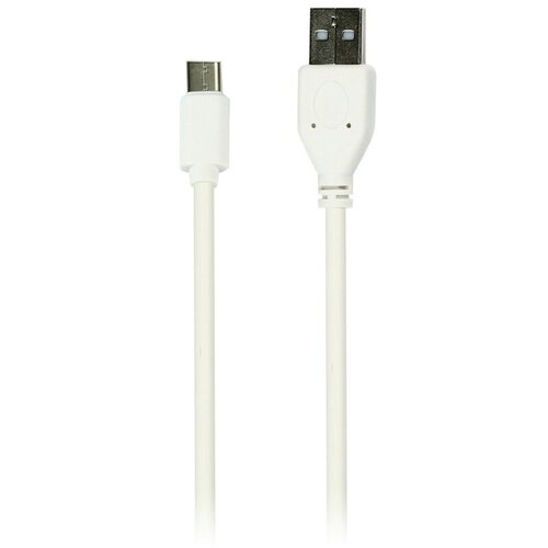 Кабель SmartBuy iK-3112, USB 2,0 A-Type C, 2A output, 1 м, белый, белый (iK-3112 white)