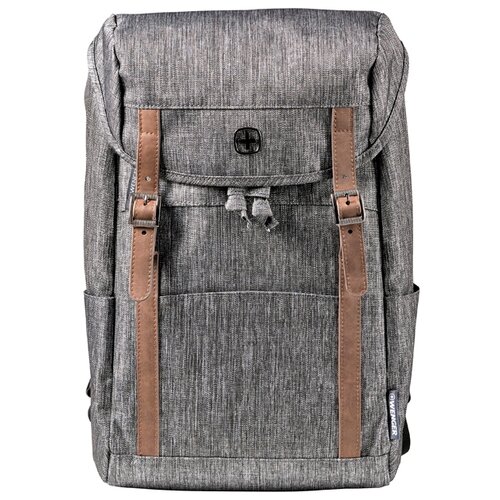 фото Рюкзак wenger 16'', темно-серый, полиэстер, 29 x 17 x 42 см, 16 л