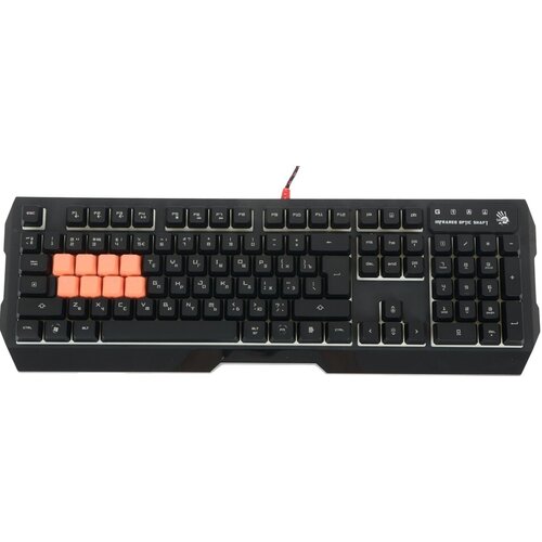 игровой набор волчки b188 Клавиатура A4 Bloody B188 черный USB Multimedia Gamer LED