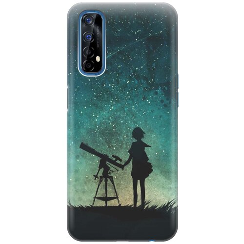 фото Cиликоновый чехол на realme 7 / рилми 7 с принтом "загадай желание" gosso