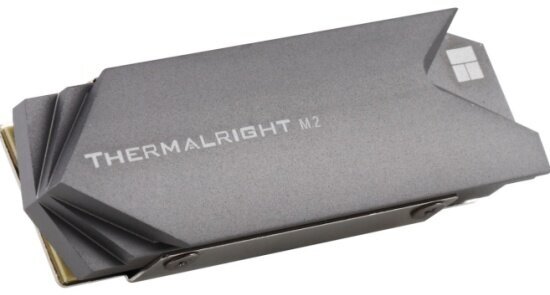 Радиатор для M.2 SSD Thermalright 2280, 75x23х12 мм, серый TR-M.2-2280