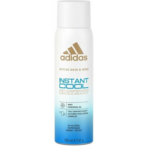 Дезодорант спрей 24H Adidas Instant Cool 100 мл (Из Финляндии)