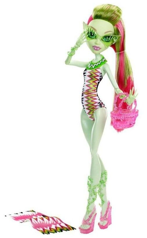 Кукла Monster High Монстры в купальниках Венера МакФлайтрап, 27 см, Y7304