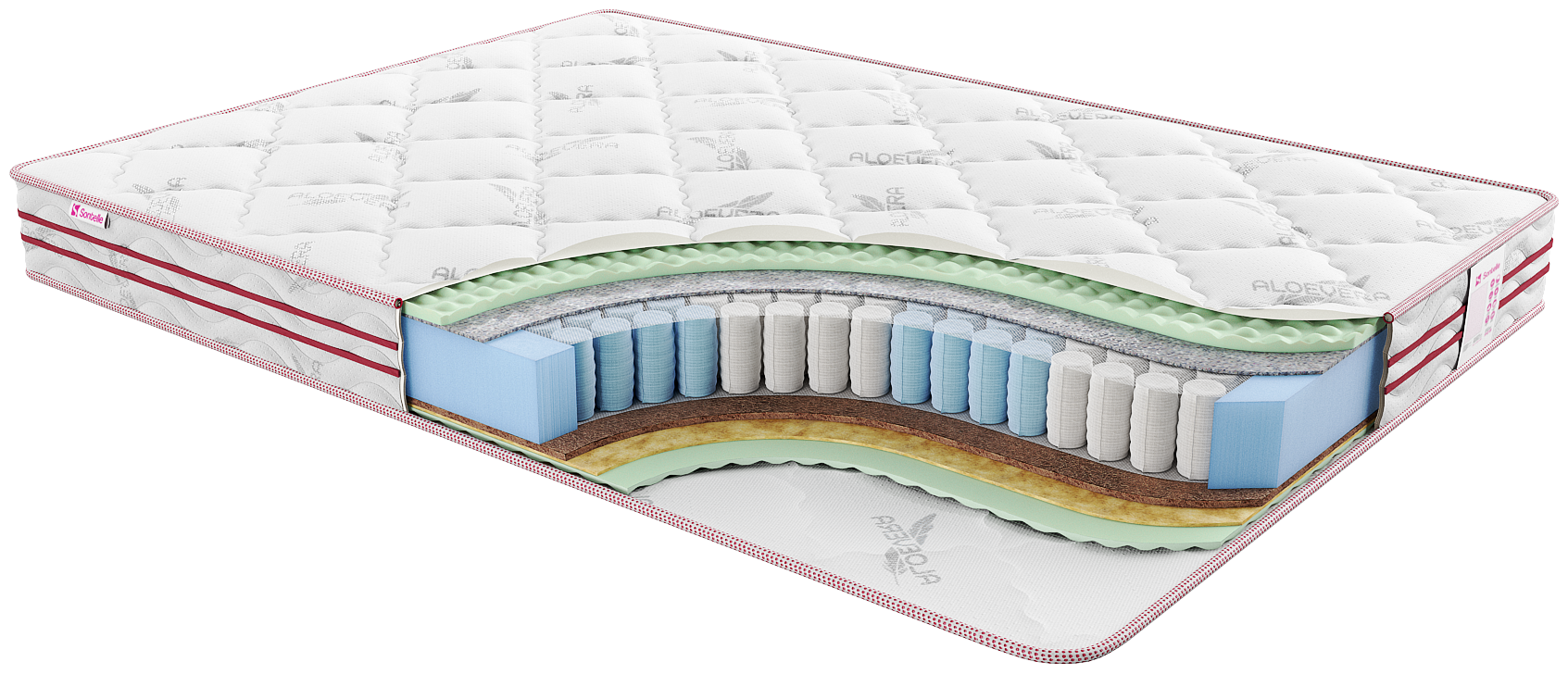 Взрослые матрасы Sontelle Sante Castom Fold 160x200