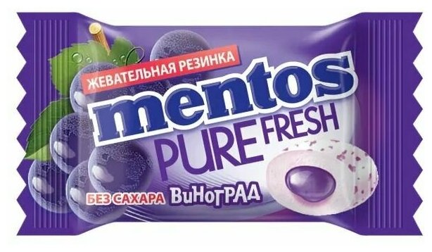 Жевательная резинка Mentos (Ментос) Виноград, 100 шт/ Жвачка без сахара оптом - фотография № 2