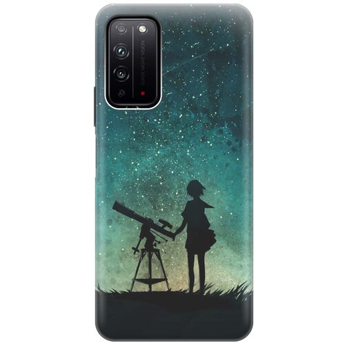 фото Ультратонкий силиконовый чехол-накладка для honor x10 с принтом "загадай желание" gosso