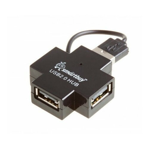 USB Хаб Smartbuy 4 порта SBHA-6900 Черный 43700₽