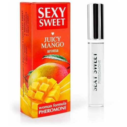 Парфюмированное средство для тела с феромонами Sexy Sweet с ароматом манго - 10 мл.
