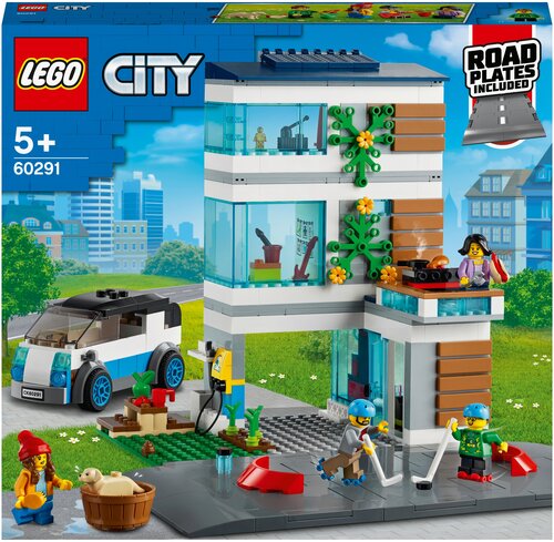 Конструктор LEGO City Community 60291 Современный дом для семьи, 388 дет.