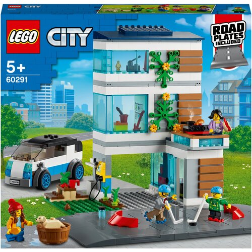Купить Конструктор LEGO City Community 60291 Современный дом для семьи