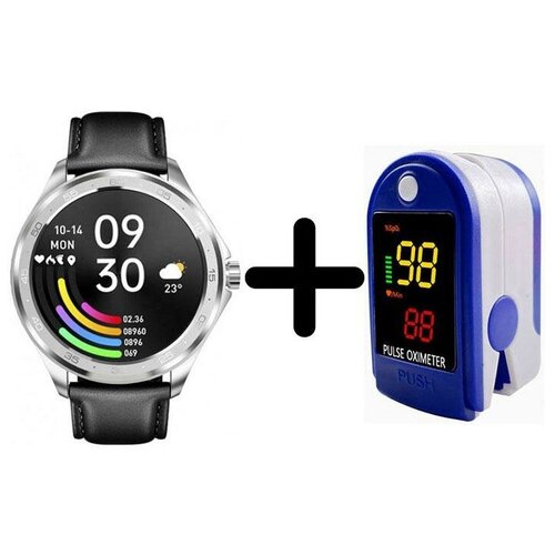 Умные часы BandRate Smart BRSF10SBLS-SET2 с пульсометром пультом ДУ мониторингом сна 896000₽