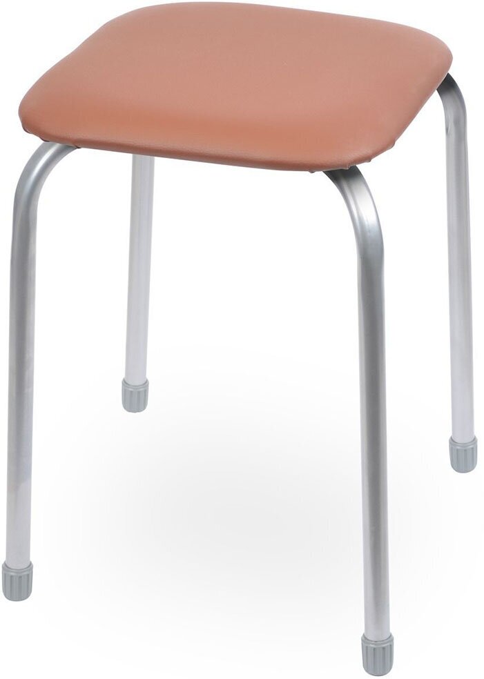 Табурет с мягким сиденьем Nika Классика ТК03/К коричневый, 32х32х47 см