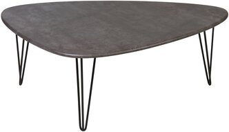 Столик журнальный Мебелик Престон, ДхШ: 120 х 70 см, серый бетон