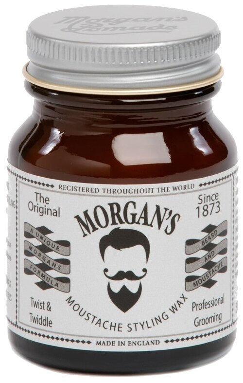 Morgans Воск для усов Twist & Twiddle Moustache Wax, 50 мл
