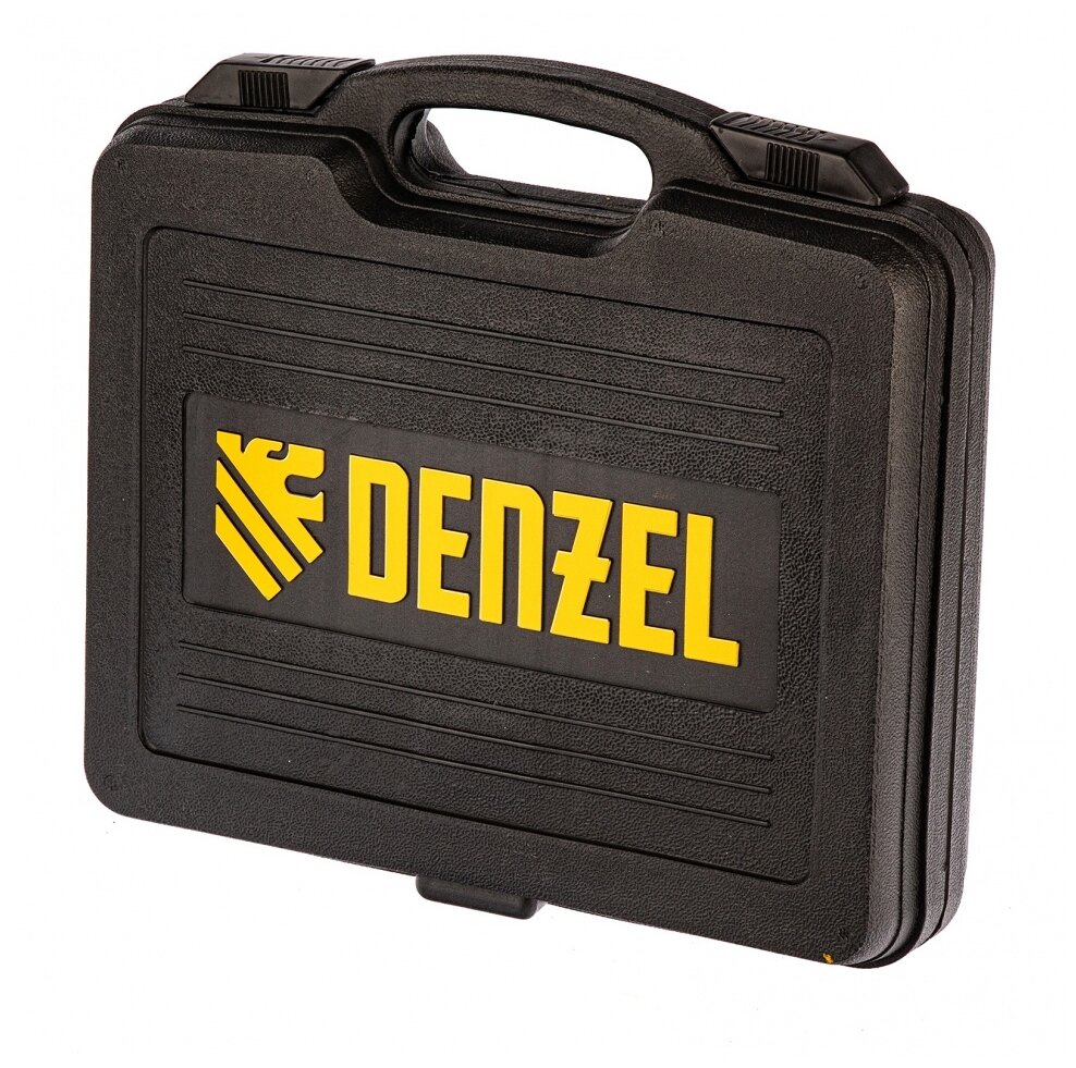 Ударная дрель Denzel ID-650, 650 Вт светло-желтый - фотография № 16