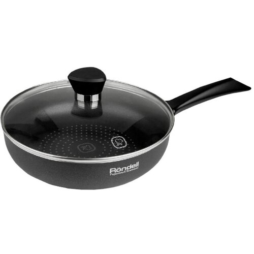 Сковорода rondell arabesco 28см антипр покр штамп алюм cкр индукция 10848₽